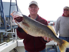 Catch trophy walleye on Lake Erie with Pooh Bear Charters.