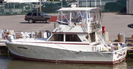 Fish aboard a 41' Viking Yacht on Lake Erie